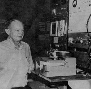 Dr. Jack Lockwood at the Neutron Monitor