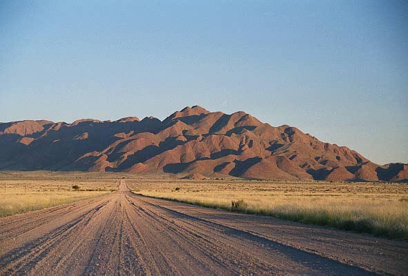 The road to Sossusvlei, Namibia